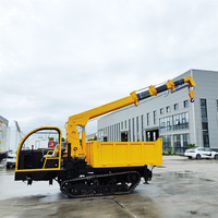 Grue montée sur chenilles de camion de machine de Crain facile à utiliser en gros bon marché