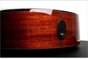 Weifang Rebon 6 corde 41 pollici tutto solido abete rosso & mogano chitarra elettrica acustica con bracciolo - Product Image 6