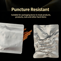 Sachet sous vide sans BPA 400 mm en aluminium alimentaire, pochette de stérilisation sous vide haute température 121°C pour l'emballage de viande avec os