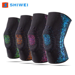Rodillera Shiwei Elástica, Transpirable, de Secado Rápido, para Protección al Correr, en Azul, Verde, Naranja y Rosa - Product Image 1