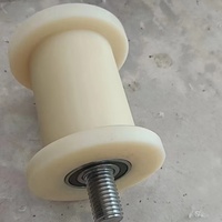 Poulie de poulie à courroie ronde en nylon/POM en plastique OD personnalisée pour machines et câbles industriels/corde/poulie à rouleaux