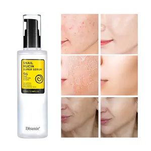 El mejor extracto de filtrado de secreción de Caracol 96%, suero facial para el cuidado de la piel, suero reparador de la piel con ácido hialurónico Oem Para manchas oscuras para la cara