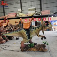 Équipement de dinosaure, parc de plein air, cavalier de dinosaure, plus populaire