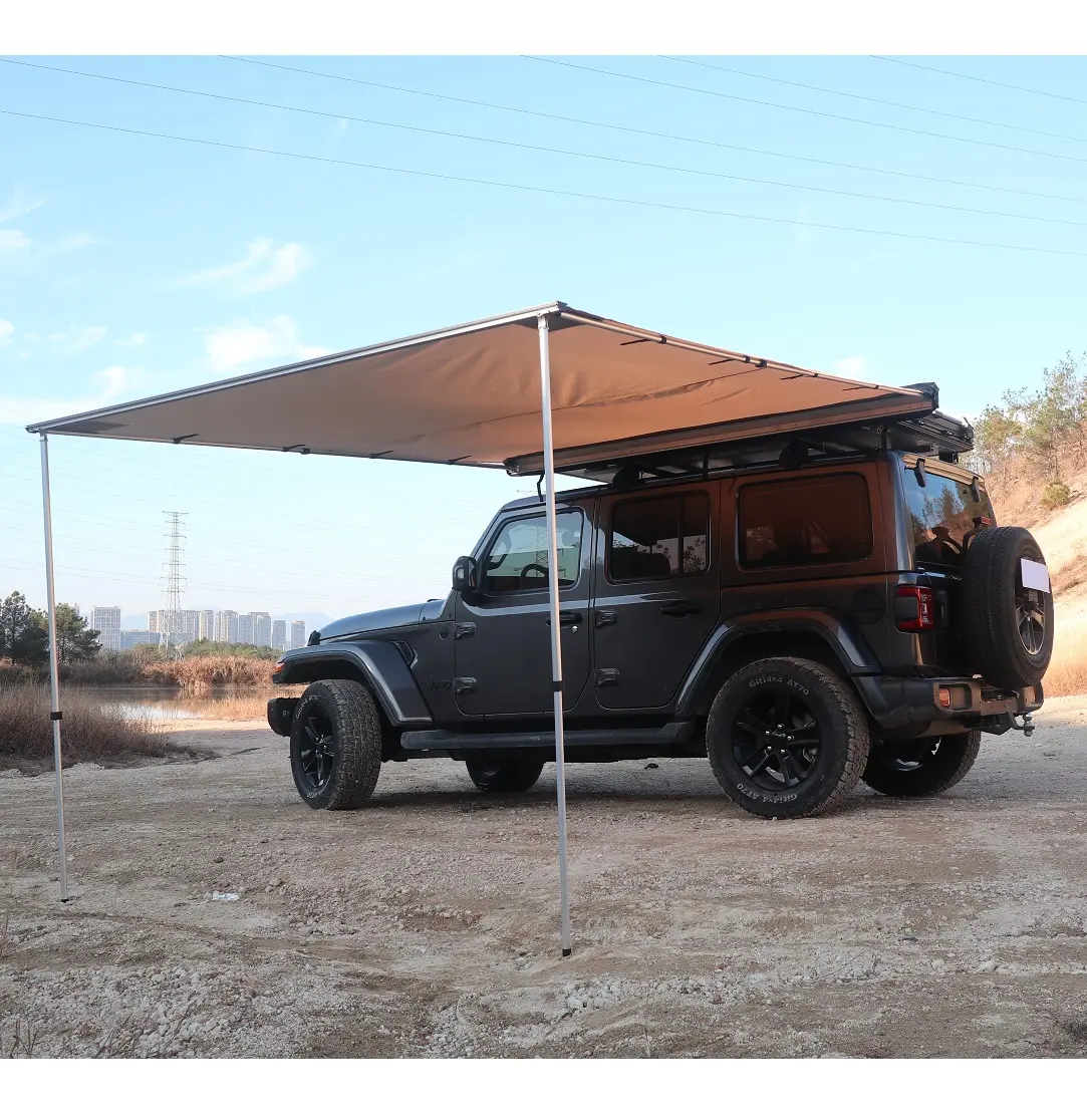 Toldo retrátil para carro Remaco 4x4 Offroad para acampamento ao ar livre, à prova d'água, para carro, lado lateral 4x4 SUV