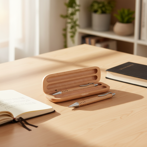 Set di accessori di scrittura personalizzabili con penna e matita - Product Image 3