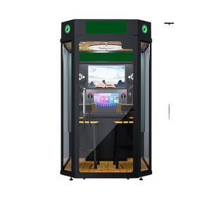 Máquina expendedora de karaoke para 2 jugadores, pequeña sala de KTV con aire acondicionado, sala de canto móvil, juegos operados con monedas, 12 meses de garantía. - Product Image 1