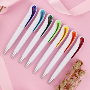 Stylo à bille personnalisé avec logo imprimé, cadeau promotionnel bon marché, stylo publicitaire personnalisé en plastique, encre bleue multicolore, moderne - Product Image 3