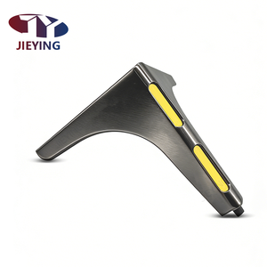 Pieds de support triangulaires durables JIEYING, design luxueux, pieds de meubles avec coussinets antidérapants pour <span class=keywords><strong>lit</strong></span> et armoire - Product Image 4