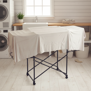 ราวตากแห้งสี่เหลี่ยมขนาดเล็กสีดำ, ราวตากผ้าอเนกประสงค์พร้อมราวตากแบบกว้างสำหรับใช้ในบ้านทุกวัน - Product Image 3