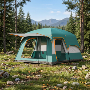 M1 Customized Automatic Double-layer Four Seasons 3-4 Person Two-Bedroom Camping <b>Tent</b> 2000mm Waterproofing 210D Oxford Fabric - Product Image 3