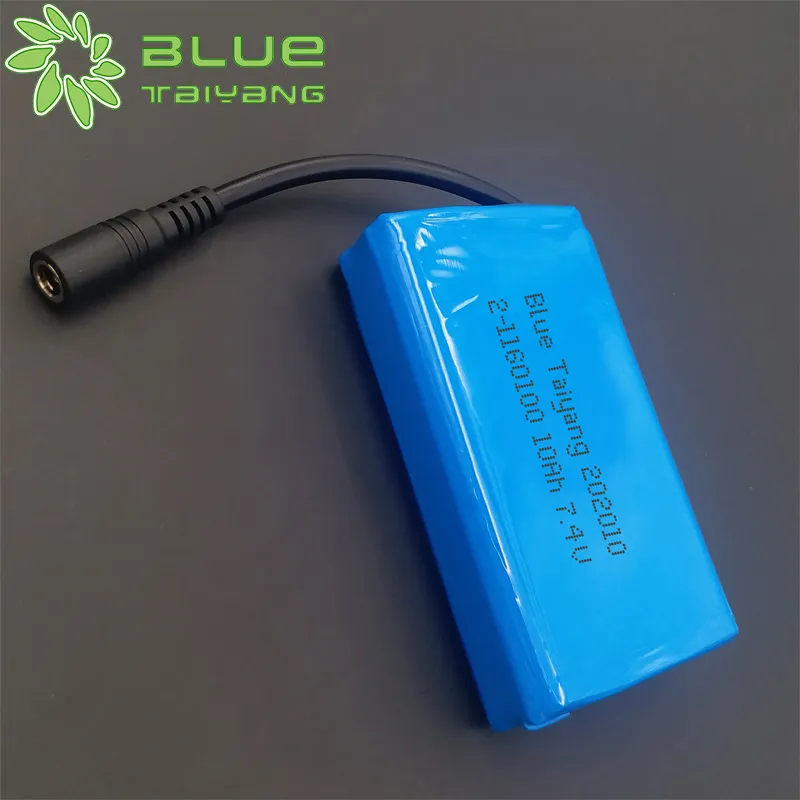 2-1160100rechargeable 10000 Polymer Lithium Battery Pack Li Ion Lipo Battery 7.4v 10000mah