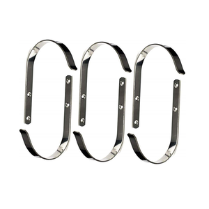 Support de bouée annulaire robuste en acier inoxydable 304, matériel marin fabriqué directement pour les bateaux et les yachts - Product Image 6