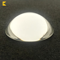 Diffuseur en verre borosilicate plat convexe LED COB, lentille de 51 mm, cache-lumière pour projecteur de phare