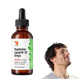 Oem פטל בטעם 5000 mcg <span class=keywords><strong>b</strong></span> <span class=keywords><strong>12</strong></span> טיפות נוזלי ויטמין b12 נוזלי אוראלי עבור מבוגרים פונקציה קוגנטיבית - Product Image 1