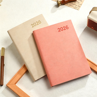 Agenda quotidien 2026 Myway avec couverture en cuir, en anglais, idéal pour la vente en gros aux marchés de détail, corporatifs et éducatifs
