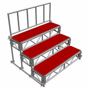 Tất Cả Các Nhôm Hợp Khúc Bàn Sân Khấu Có Thể Tháo Rời Gấp Cầu Thang Lớn Dây Dẫn Của Bảng Cho Trường Chụp Ảnh Âm Nhạc Giàn Hiển thị - Product Image 1