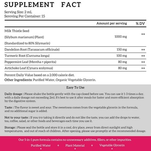High Quality Private Label Chlorophyll Drop Drink Boost Immunity Detoxification Promotes <b>Liver</b> Health Function - Product Image 2