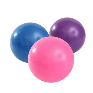 25cm Anti Burst Fitness Stability Pilates Ball Smooth Yoga Multi Color PVC Balance Mini Yoga Ball