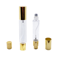 Bouteilles à roulettes d'aromathérapie à Double extrémité de 10 ml, bouteilles à billes d'huile essentielle, nouveau Design