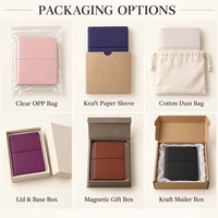 Agenda/Planificateur Hongbo personnalisé en cuir Saffiano multicolore A5 avec anneaux argentés/noirs/dorés – Cadeau esthétique
