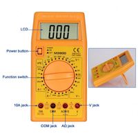 Multimeter Digital IMHOO M3900 AC DC Pengukur Tegangan Arus Resistansi HFE untuk Teknisi Listrik ODM CE Tester