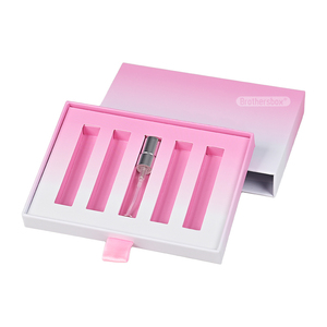 Scatola Regalo di Lusso per Bottiglia di Profumo, Design Personalizzato, Scatola a Cassetto in <span class=keywords><strong>Cartone</strong></span> da 50ml con Nastro - Product Image 1