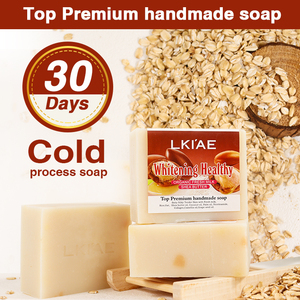 100% glicerina Natural procesada en frío piel <span class=keywords><strong>de</strong></span> bebé elasticidad manteca <span class=keywords><strong>de</strong></span> karité hierbas <span class=keywords><strong>avena</strong></span> colágeno blanqueamiento jabón facial <span class=keywords><strong>para</strong></span> manchas oscuras - Product Image 4