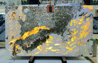 Prix d'usine chinois marbre onyx brun panneau mural onyx rétro-éclairé translucide de luxe pierre naturelle