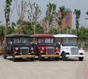 Voiturette de golf électrique vintage classique DZY personnalisée, 14 places, qualité supérieure, <span class=keywords><strong>alternateur</strong></span> métallique 4000W 72V, vente en gros - Product Image 3