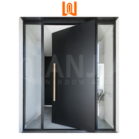 Porte d'entrée en aluminium de qualité supérieure pour l'extérieur de la maison, isolation thermique, insonorisation, porte d'entrée en aluminium