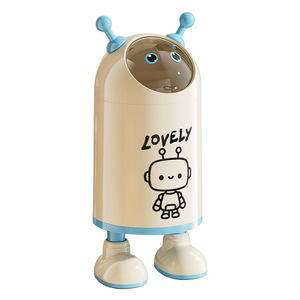 ถังขยะรูปกบ 16 ลิตร ทรงกระบอก มีฝาปิด แบบตั้งพื้น สำหรับใช้ภายในอาคาร - Product Image 2