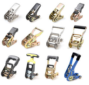 Sangles d'arrimage à cliquet en polyester de 25 mm (1 pouce) avec double crochet en J, capacité de 880 lb, pour moto - Product Image 6