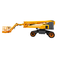 Nacelle articulée automotrice diesel/électrique, hauteur 8m, portée 5,3m, capacité de charge 230kg, pour l'élagage de jardin et les travaux extérieurs