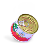 Boîte de conserve métallique vide de 425g (300*407) de qualité alimentaire, recyclable, pour aliments en conserve, maquereau en sauce tomate - Vente en gros