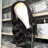 Perruques HD 13x4 en dentelle transparente, noires naturelles, ondulées, sans colle, prêtes à porter, 100% cheveux humains vierges pour femmes