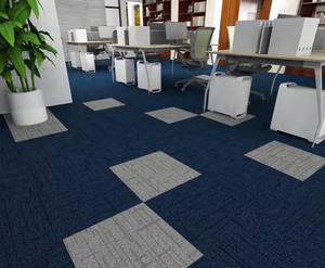 Dernières conceptions de dalles de moquette décoratives écologiques en PP, antidérapantes et résistantes à l'usure pour bureaux commerciaux - Product Image 2
