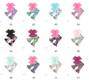 Conjuntos de Ropa para Niñas, Conjuntos de 2 Piezas Personalizados para Niñas Pequeñas, Conjuntos de Ropa de Boutique para Niñas, Conjuntos de Ropa de Verano para Bebés - Product Image 5