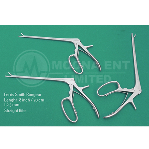 Juego de 3 Piezas de Rongeurs Ferris Smith de Acero Inoxidable de Alta Calidad, 8 Pulgadas de Largo, con Instrumentos Manuales Reutilizables de 1mm, 2mm y 3mm - Product Image 6