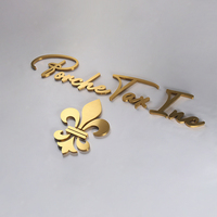 Lettres 3D en métal avec revêtement en poudre personnalisées, directement de l'usine - Enseigne pour hôtel, restaurant, centre commercial, bureau