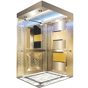 Ascenseur de luxe de portique de traction d'ascenseur de villa <span class=keywords><strong>pour</strong></span> la personnalisation à extrémité élevé avec la représentation et la stabilité élevées de sécurité - Product Image 1