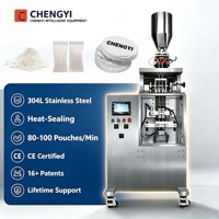 Machine d'emballage entièrement automatique à 2 voies pour sachets de 0,3 g et 0,5 g de tabac à mâcher en poudre, de nicotine et de snus