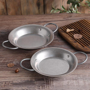 Sartén para <span class=keywords><strong>Paella</strong></span> de Acero Inoxidable, Fondo Plano, Utensilio de Cocina Reforzado, Fácil de Limpiar, para Curry, Cocina, Picnic, Hogar, Viajes, <span class=keywords><strong>Pasta</strong></span> - Product Image 3