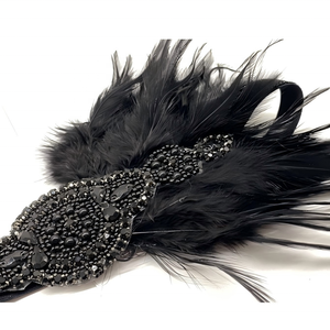 Bandeau à clapet taille unique pour femmes, bandeau vintage rugissant des années 20, bandeau Great <span class=keywords><strong>Gatsby</strong></span> pour femmes et filles, en stock - Product Image 2