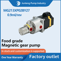 Bomba de Accionamiento Magnético Compacta y Ligera Junteng de 60W, Motor Paso a Paso OEM, Sellado Cerámico, Acero Inoxidable, Baja Presión, Baja Viscosidad