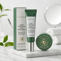Crème Visage Rafraîchissante Fermentée Contrôle Sébum Hommes, Affinant les Pores, Non Grasse, au Charbon et Thé Vert, Gel Essentiel, Marque Privée