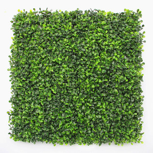 Wholesale Boxwood Foliage Garden Hedge Green Artificial Plant Grass Wall Panel