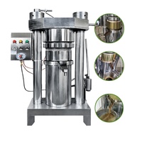 10-100 kg/h Machine automatique d'expulseur d'huile beurre de cacao Machine hydraulique d'expulseur d'huile arachide noix avocat presse d'huile de noix de coco