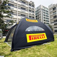 Tente gonflable événementielle 20x20 pieds (6x6 m) avec logo personnalisé, dôme gonflable pour exposition extérieure et salon professionnel, idéale pour la promotion de votre marque