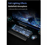 Teclado Mecánico GravaStar K98 Tri-Modo, Montaje Gasket, Carcasa de Aleación de Aluminio, PBT RGB, para Juegos y Oficina, Compatible con Windows y MacOS