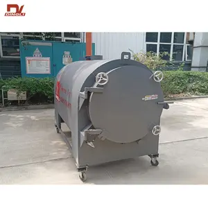 Palm Kernel Charcoal Making Machine Small Fruit Wood Charcoal Furnace Dry and Wet Tree Trunk carbonization furnace